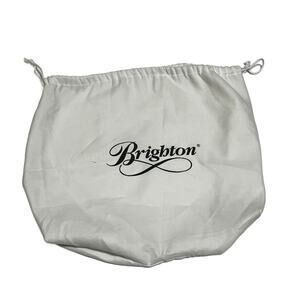 Brighton Original White Handbag Dust Bag Storage Drawstring